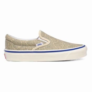 Vans Anaheim Factory Classic 98 DX - Naisten Slip-on kengät - Kerma